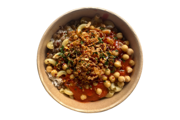 Egyptian Koshari Bowl in Cardiff